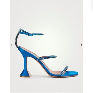 Amina muaddi gilda heels blue ombre